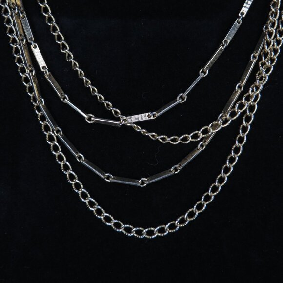 Extra Long Gold Tone Chain Necklace - Picture 2 of 2